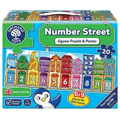 Numbers & Counting | 20 Piece Big Number Street K1 Interview Toys K1 Interview Toys