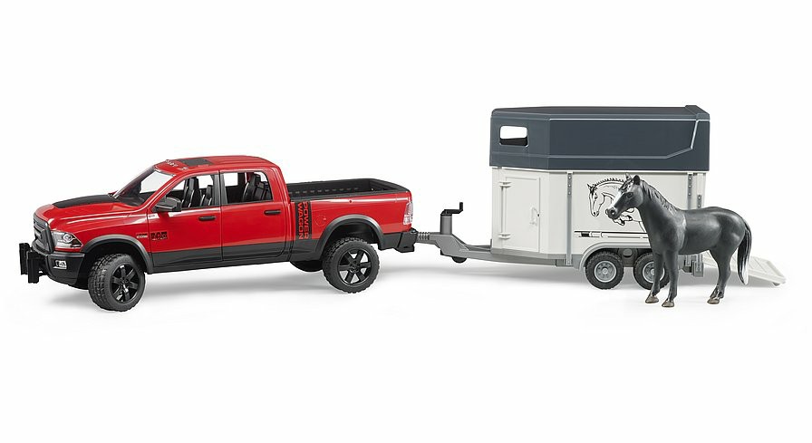 Play Vehicles | 2501 Power Wagon W/Horse Trailer & Horse Ram 2500 Play Vehicles Play Vehicles