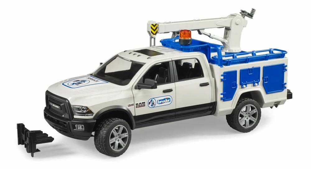 Play Vehicles | 2509 Service Truck With Rotating Beacon Light Ram 2500 Toy Categories Play Vehicles