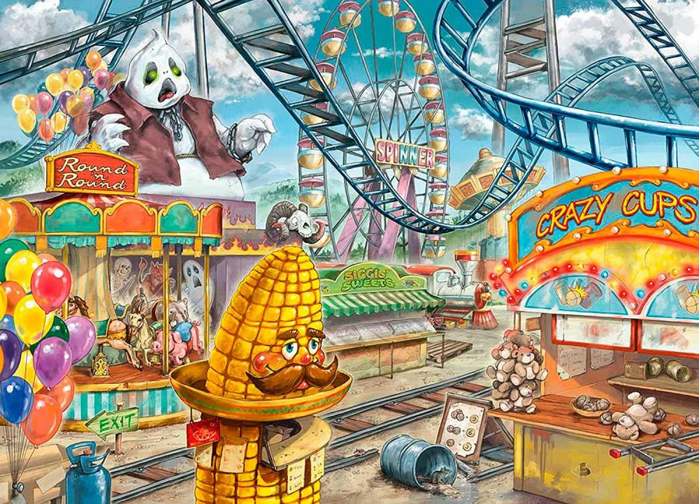 Puzzles & Games | 129362 Escape 368 Pieces Amusement Park Puzzles & Games Puzzles & Games