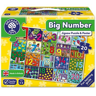 Puzzles & Games | 20 Piece Big Number Jigsaw K1 Interview Toys K1 Interview Toys