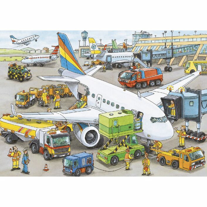 Puzzles & Games | 35 P Busy Airport Puzzles & Games Puzzles & Games