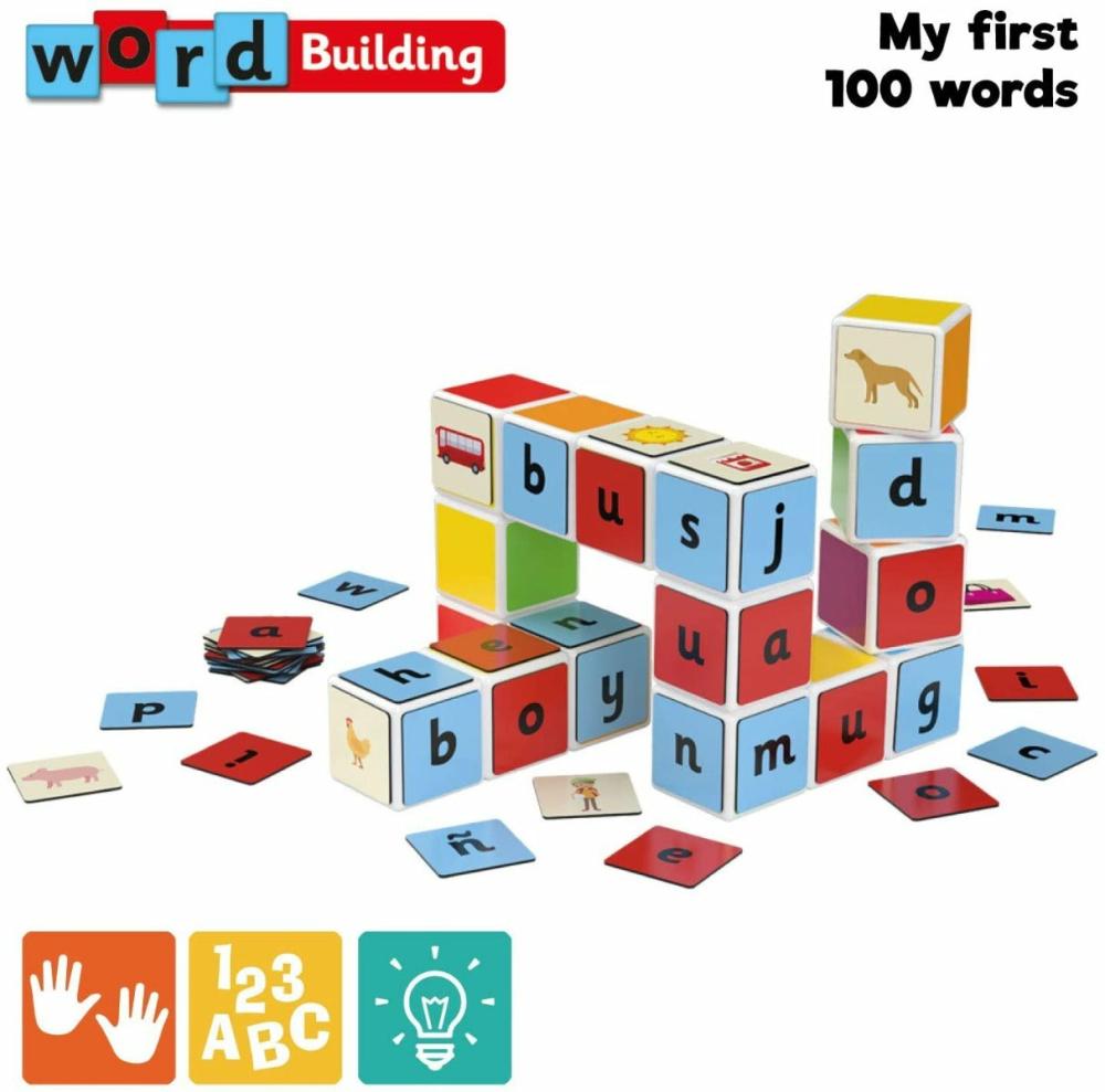 Reading & Writing | 084 Magicube Word Building 16 Cubes + 63 Clips Reading & Writing Reading & Writing