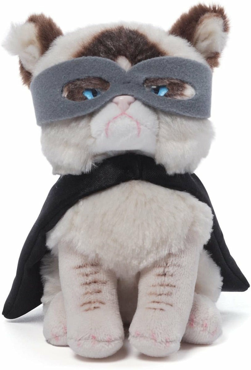 Stuffed Animals | 4051027 Grumpy Superhero Beanbag Toy Categories Stuffed Animals