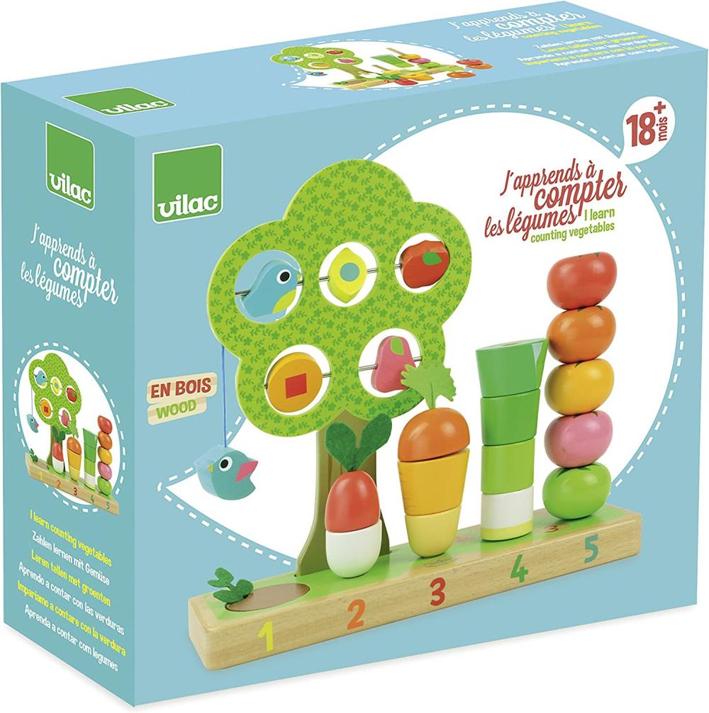 Wooden Toys | 2469 Farm I Learn Counting Vegetables Numbers & Counting Numbers & Counting